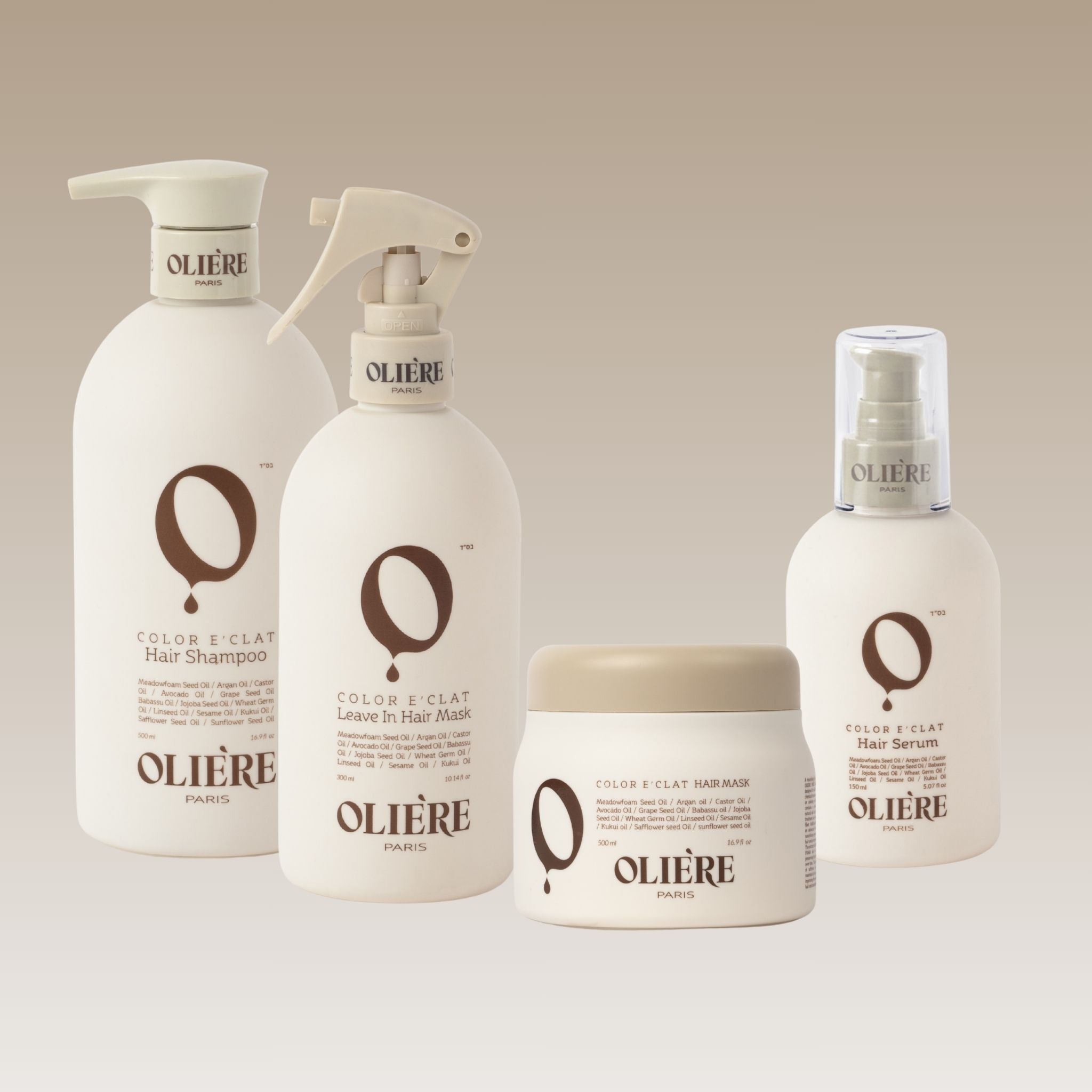 Oliére Color Éclat Hydrating Hair Care set I Youth Rituals