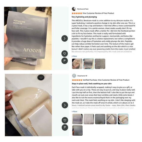 Arocell Botulcare Mask client review