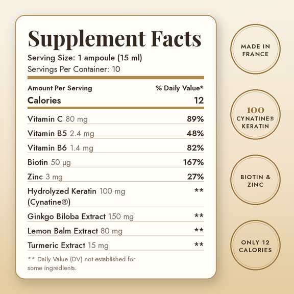 Floreve Anti-Hair Loss Supplement Facts