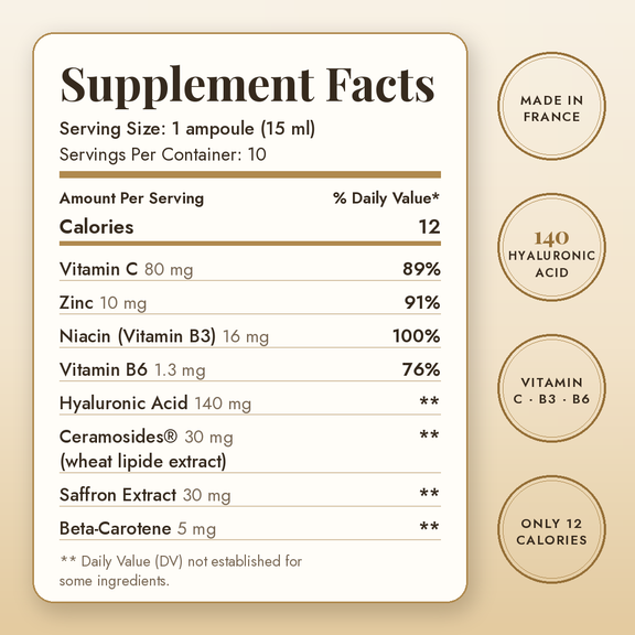Floreve In Glow supplement facts