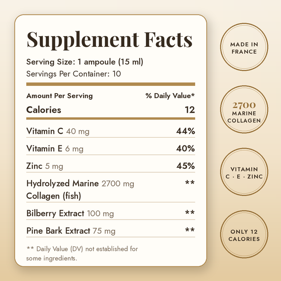 Floreve In Youth Anti-Aging supplement facts